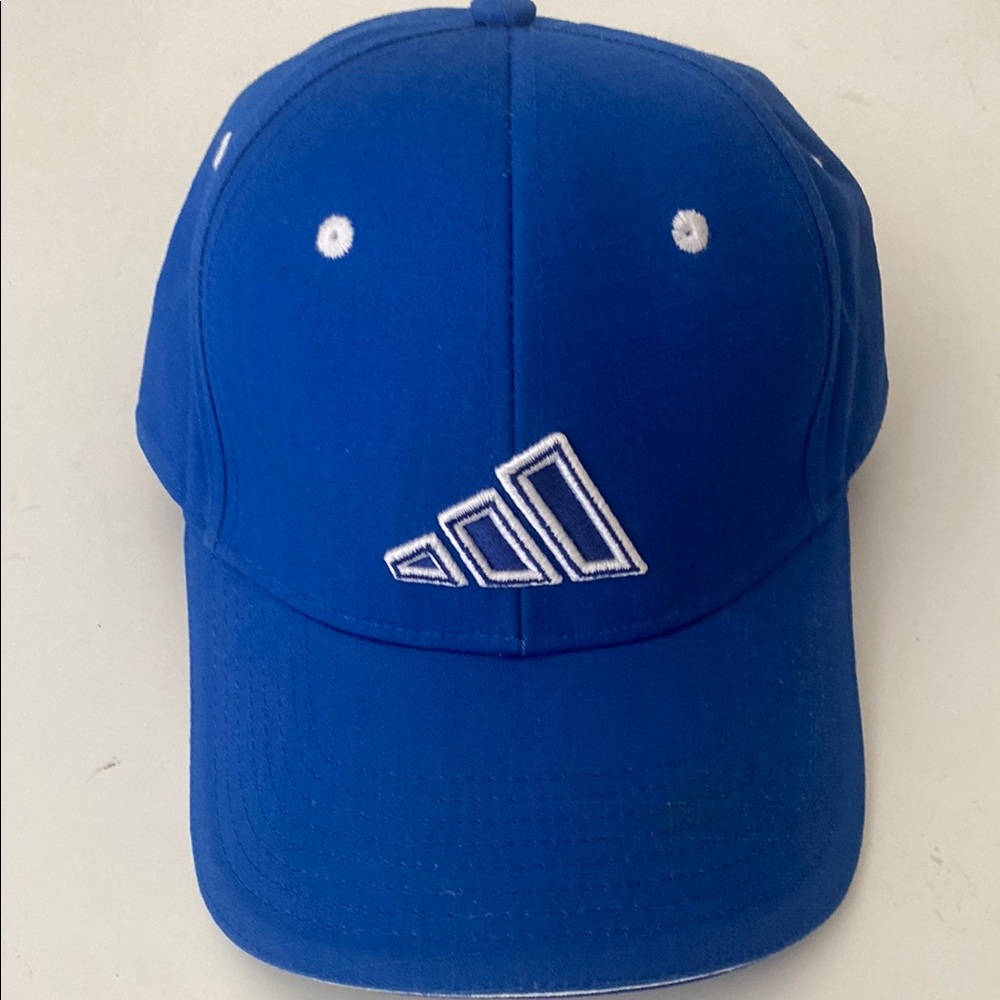 Adidas Blue and White Snapback Hat